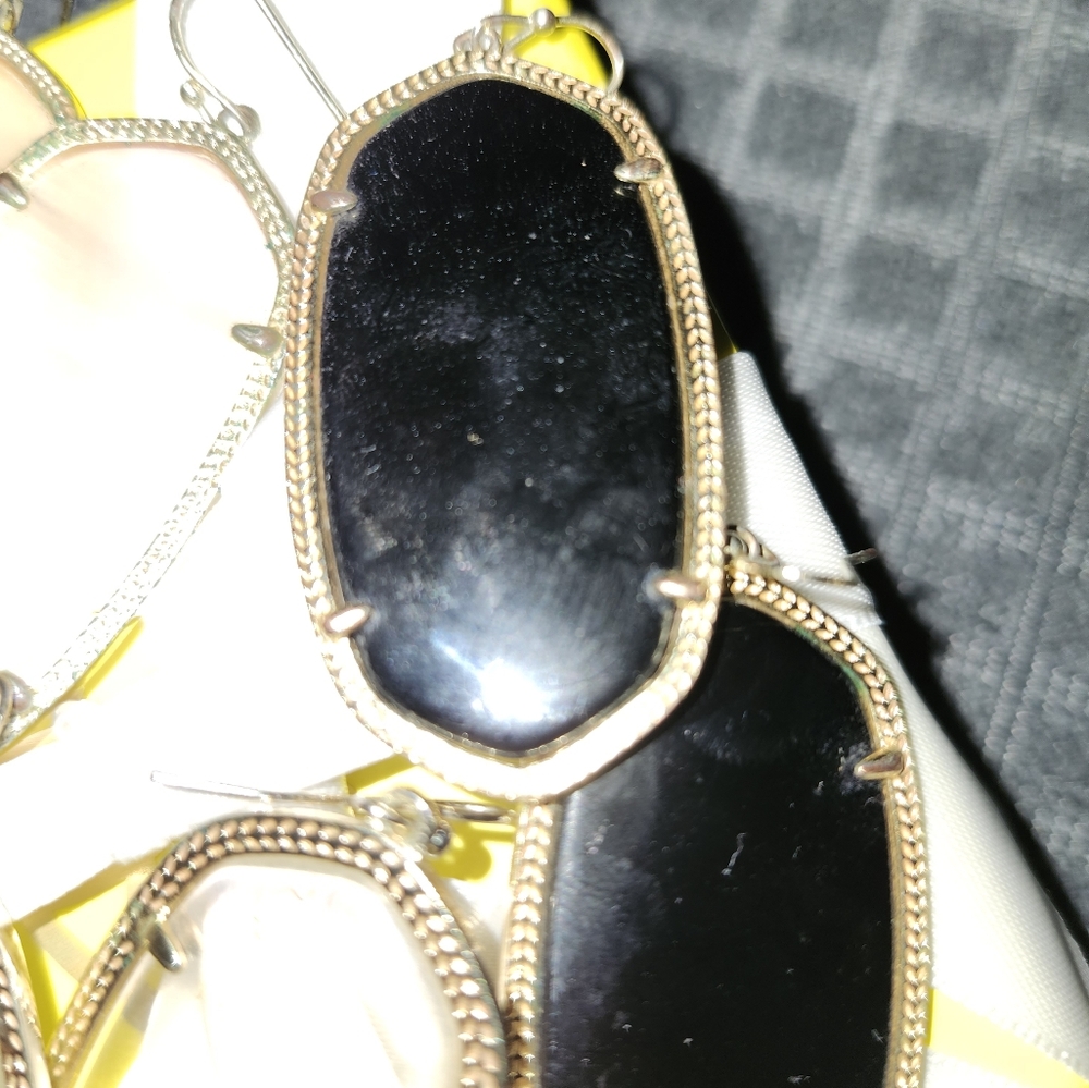 Vintage KENDRA SCOTT - Earring Haul Colorful Stone Drop Earrings - Picture 3 of 6
